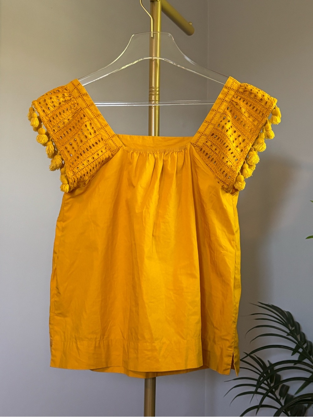 J. Crew Yellow Cotton Shirt - Picture 10 of 15